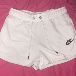 Nike Women's Athletic White Shorts